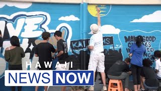New murals at Kailua High School promote safe and sober driving