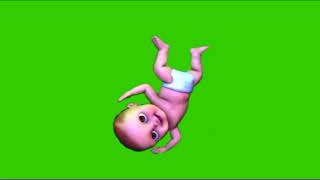 Baby Dancing Green Screen