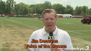 Voice of the Browns Jim Donovan breaks down day 2 of Cleveland Browns training camp from Berea
