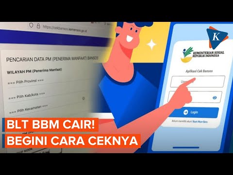 BLT BBM Kemensos Cair! Begini Cara Ceknya