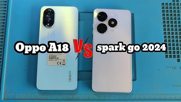 oppo a18 vs tecno spark go 2024 speed test