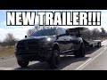 NEW GOOSENECK TRAILER IS HERE!!! FULL WALK AROUND TOUR!!!