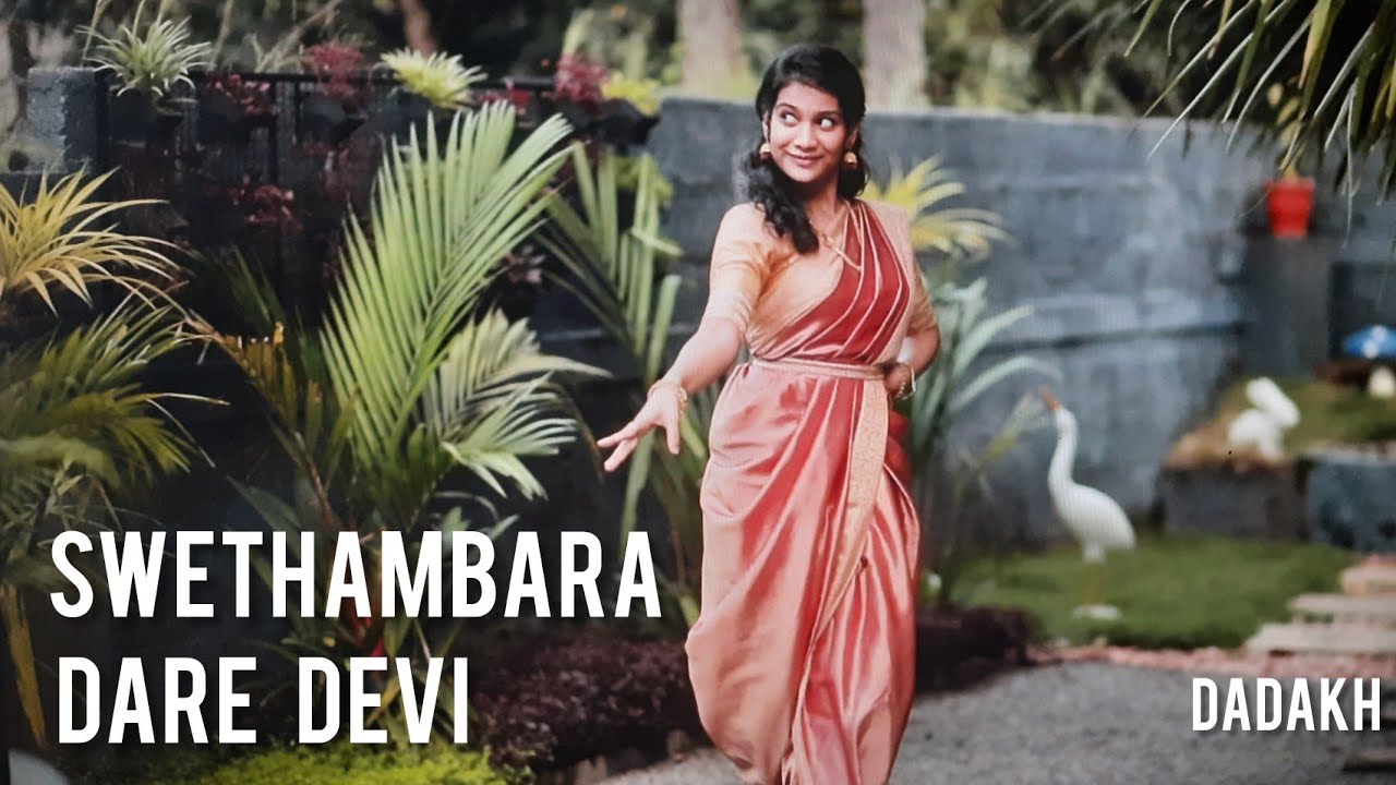 Swethambara Dhare Devi Dance cover by Eva   Dadakh beat