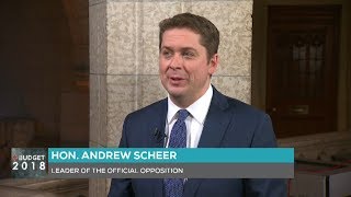 Budget 2018 – Interview with Andrew Scheer