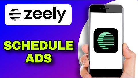 How to Schedule Zeely Ads (Explained)