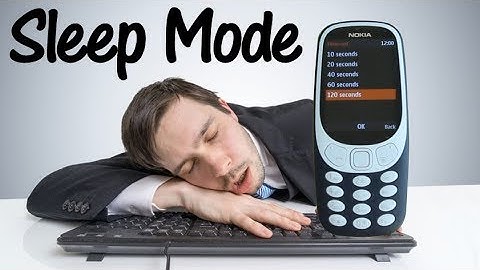 Nokia 3310 2017 2G How to Change the Screen Timeout Duration