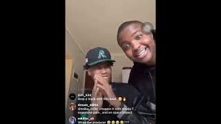 Usimamane & Tony Dayimane freestyle on Instagram live 🔥🔥🔥🔥