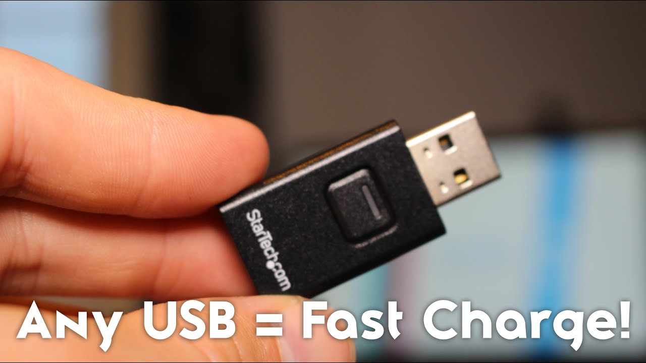 Make ANY USB Port A Fast Charge Port StarTech Fast Charge Adapter Make ANY USB Port A Fast Charge Port StarTech Fast Charge Adapter