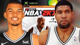 I Put Wemby on the Spurs in NBA2K7