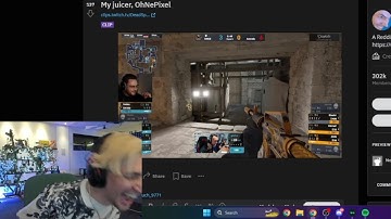 xQc Dies Laughing at OhNePixel being a Juicer