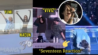Viviz, Hwang Minhyun, Transit love 2 couple &  More Spotted At Seventeen Concert