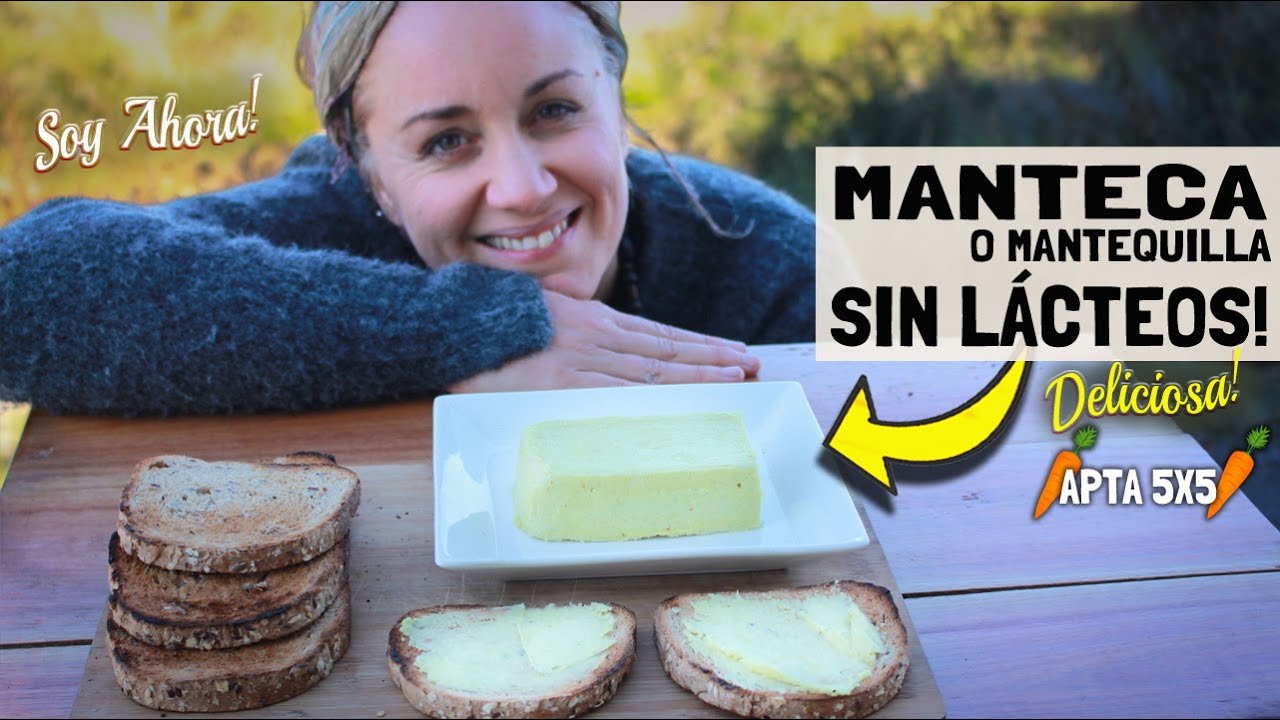 Más rica que una Manteca Casera!!!  | manteca o mantequilla SIN LÁCTEOS! | Apta🥕5X5🥕 VEGANA