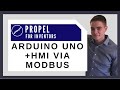 Basic Arduino + HMI Connection via Modbus Protocol - Weintek USA coding