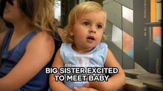Big Sister Is So Excited To Meet Baby Brother 💕🥺 | OKAY REALLY