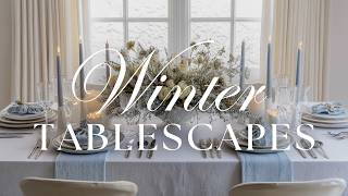 Winter Tablescape Ideas & Inspiration • Elegant Jazz Music TV Background • Quintessential Home