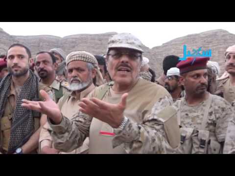 شاهد كلمة تاريخية للفريق الركن علي محسن الاحمر من نهم بصنعاء
