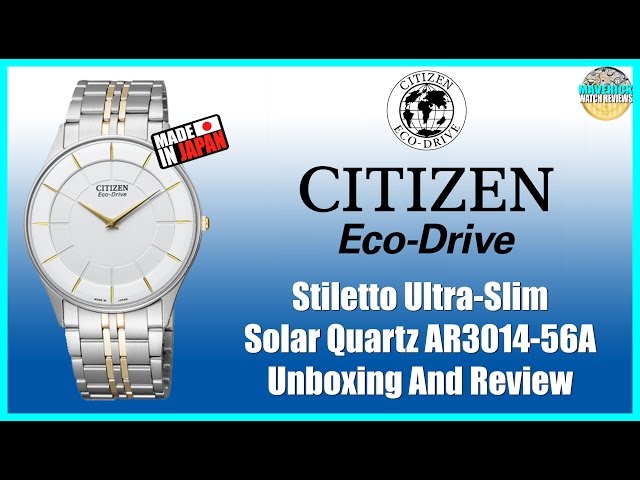 Anorexic Watch! | Citizen Stiletto Ultra-Slim Solar Quartz Dress