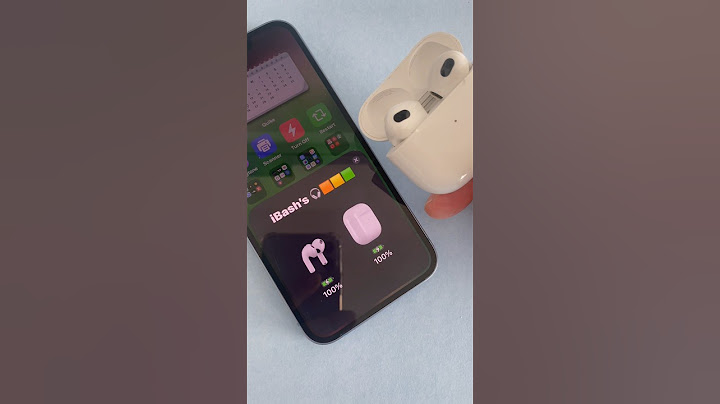 Just tap to check battery status 🪫🔋 #airpods #airpodspro #iphone #airpodspro2