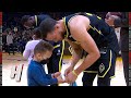 The warriors receive their all star rings from their kids