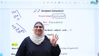 اللغة الإنجليزية || شرح قاعدة الفعل المضارع البسيط Present simple | المعلمة سيرين بدر