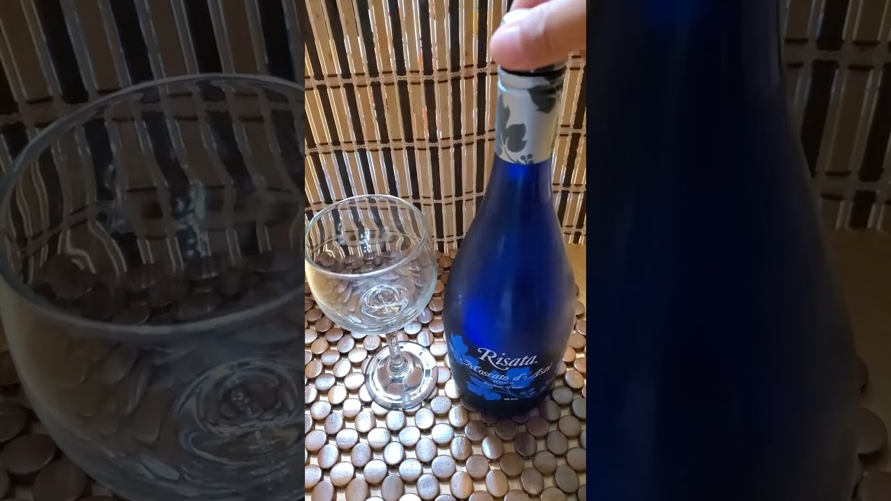 White Wine Risata Moscato d' Asti ~ ASMR Satisfying Sound 