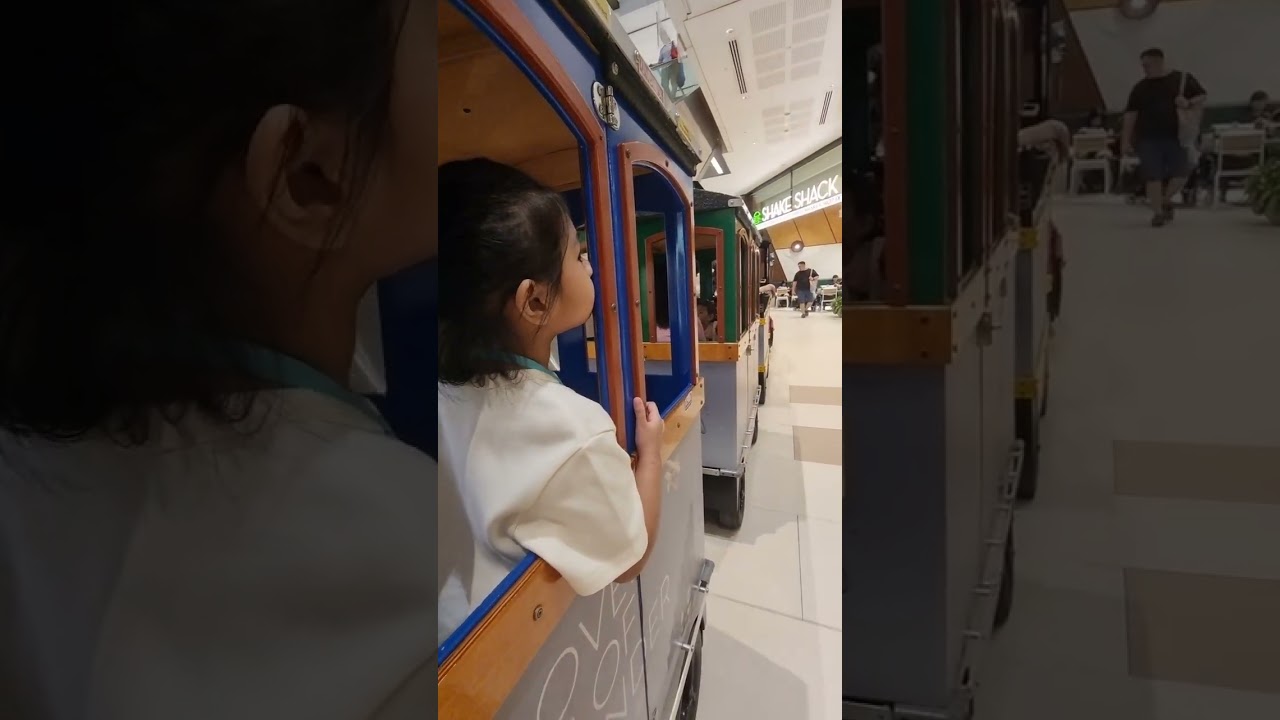 Uncle-niece quality time outing on the 1st January 2026, spending time riding on a Chu Chu Train.