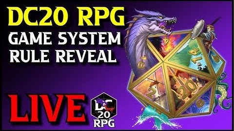 NEW TTRPG: DC20 RPG Gen Con Playtest Update