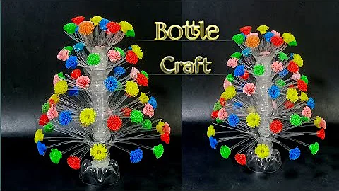 Guldasta | Recycle Material Project for school | Plastic Bottle Craft ideas | Flower Craft #trending