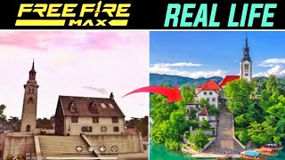 TOP 5 FREE FIRE PLACES EXIST IN REAL LIFE 😲- FREE FIRE MAX