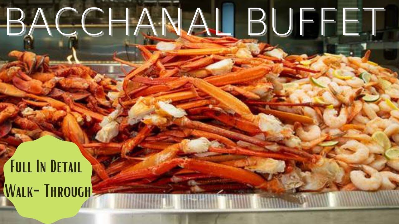 Bacchanal Buffet FULL WALKTHROUGH | Best Buffet In Las Vegas 2021 - YouTube