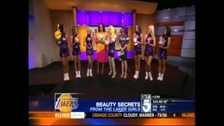 KTLA: Stacy Cox Divulges Laker Girls Beauty Secrets