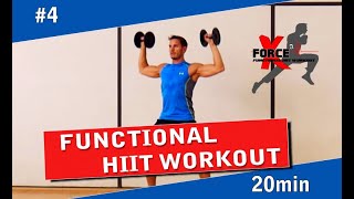 X-Force 20min Functional HIIT Workout nr.4