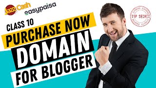 How to purchase domain for blogger - Purchase Domain with Easypaisa