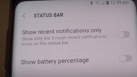 Limit Notifications to 3 Most Recent on Status Bar on Samsung Galaxy S9 / S9+