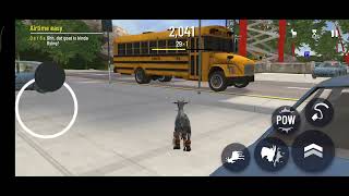 Goat Simulator android  Goat City Bay and Buck to school gameplay! screenshot 3