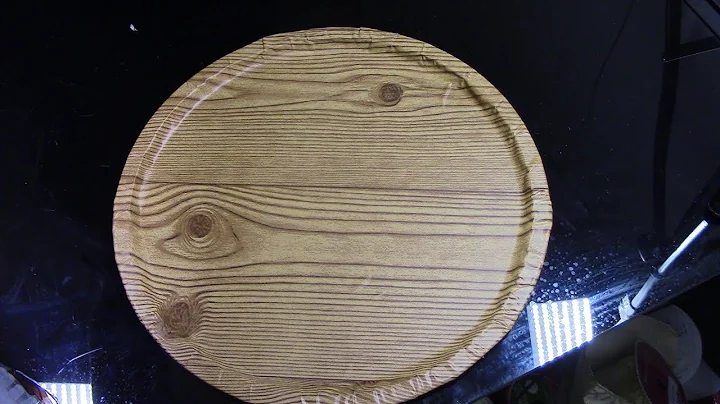 Dollar Tree Faux Wood Chargers