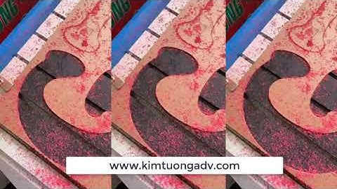 Cắt Mica Trên Máy CNC 1325