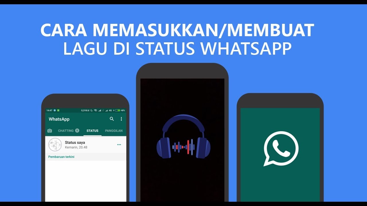 Cara Buat Status  Wa  Pake Lagu gambar status  lucu wa 