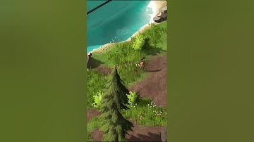 I created a low-poly isometric diorama biome for my indie game #shorts