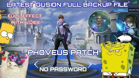 LATEST GUSION FULL BACKUP FILE| WITH VOICE|PHOVEUS PATCH|NO PASSWORD-JUTZ PLAY