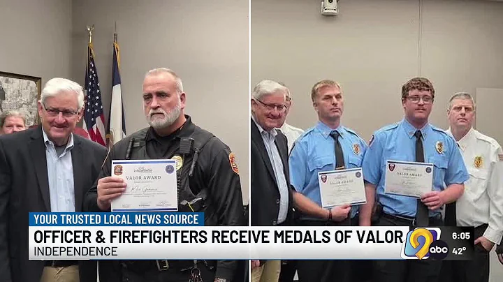 Independence awards life-saving actions of first responders during apartment fire