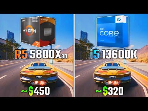 RYZEN 7 5800X3D vs i5-13600K | Test in 6 Games