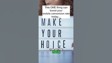 How to Boost Mobile eCom Conversions FAST  #ecommerce  #checkoutchamp