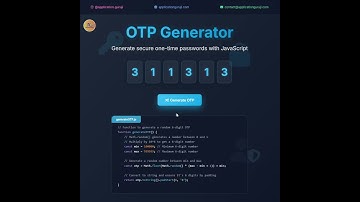 Build an OTP Generator in JavaScript in 30 Seconds!