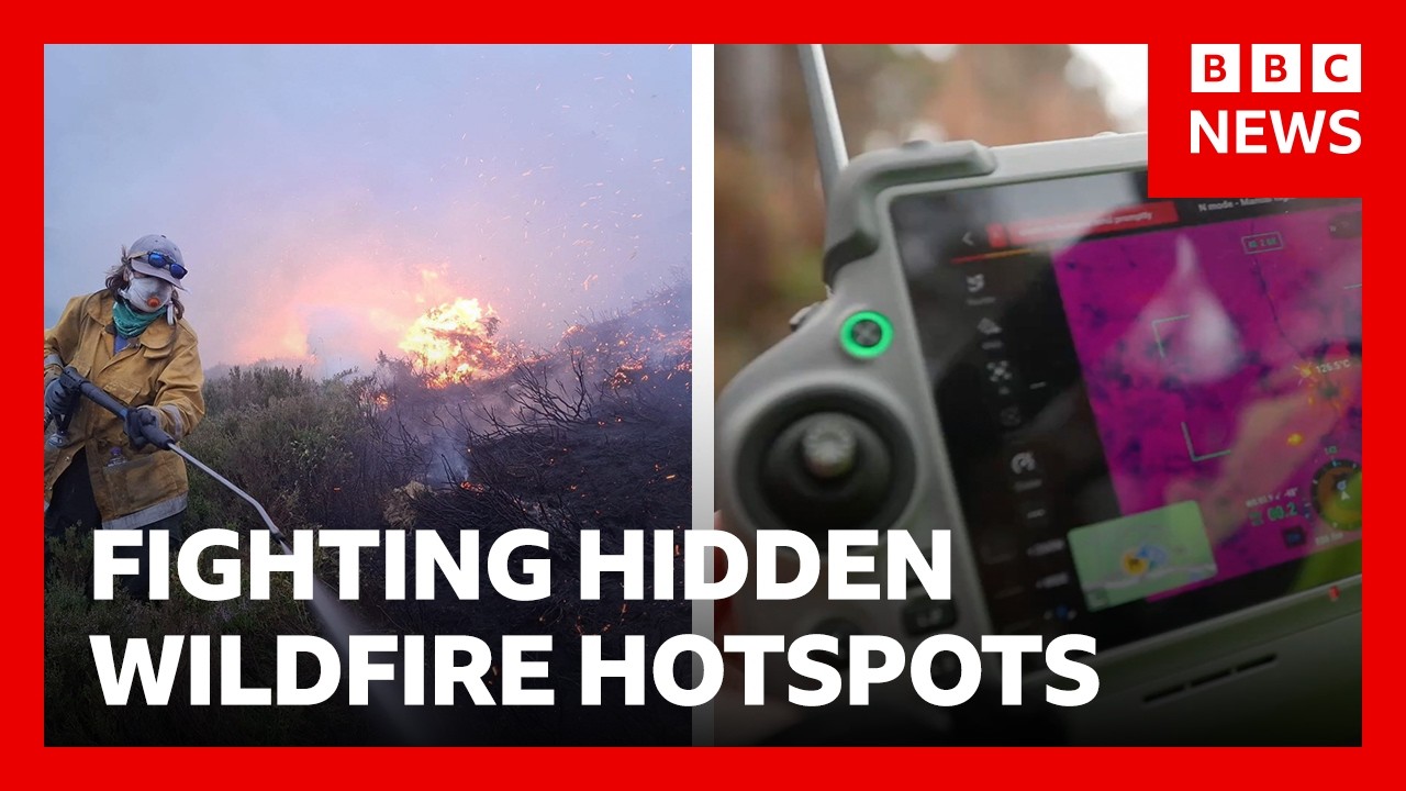 How can technology find fires hidden beneath the forest floor? | BBC News