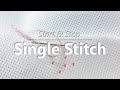 Beginner Cross Stitch: How to Start and Stop Cross Stitch with a Single Stitch | Fat Quarter Shop