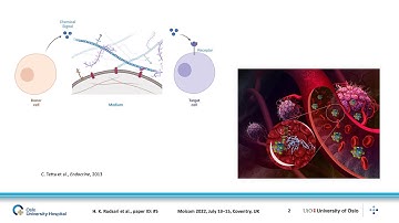 MolCom 2022 Talk - Anomalous Diffusion of EVs for Molecular Communication - Hamid Khoshfekr Rudsari