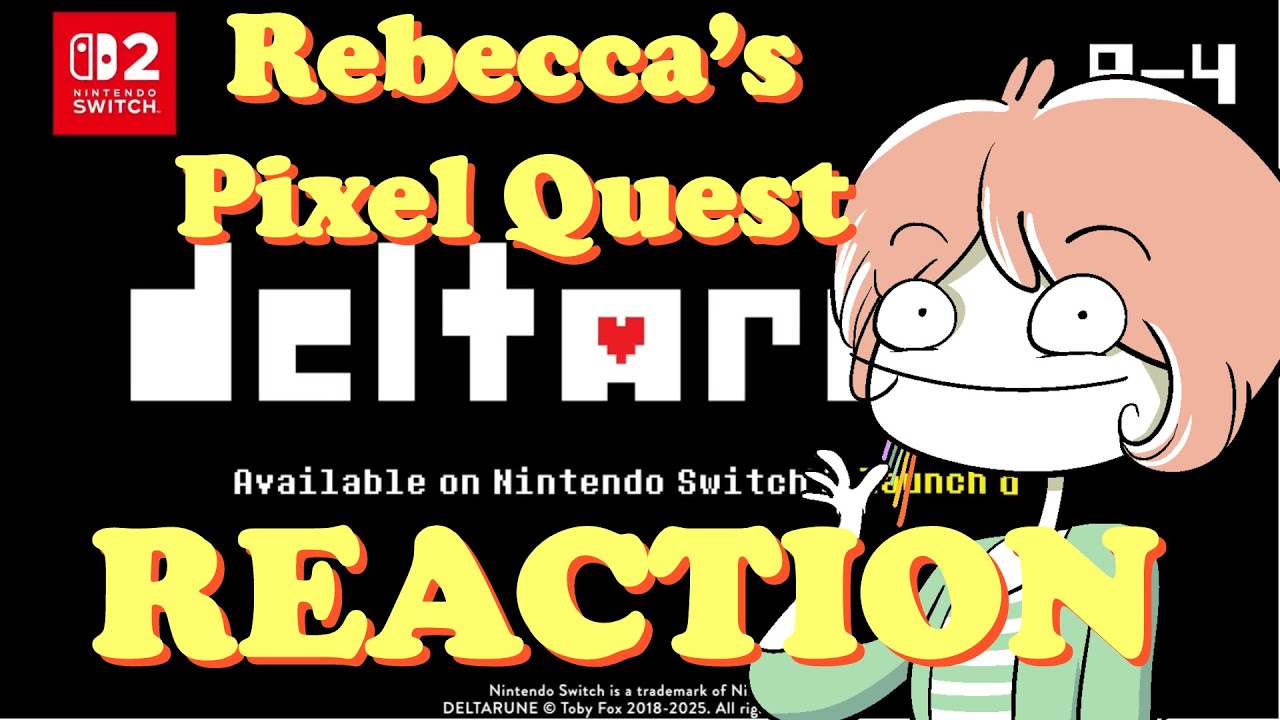Rebecca's Pixel Quest REACTION! New DELTARUNE Ch 3 & 4 Trailer - YouTube