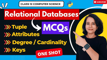 Databases & MySQL - #1 | Class 12 Computer Science | Relational Database🔑