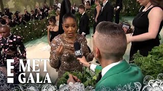 Keke Palmer GLITTERS in Marc Jacobs at the 2024 Met Gala | E! Insider